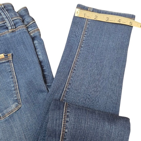 White House Black Market Mid Rise Distressed Skinny Jeans Womens Sz 4 - Picture 9 of 11